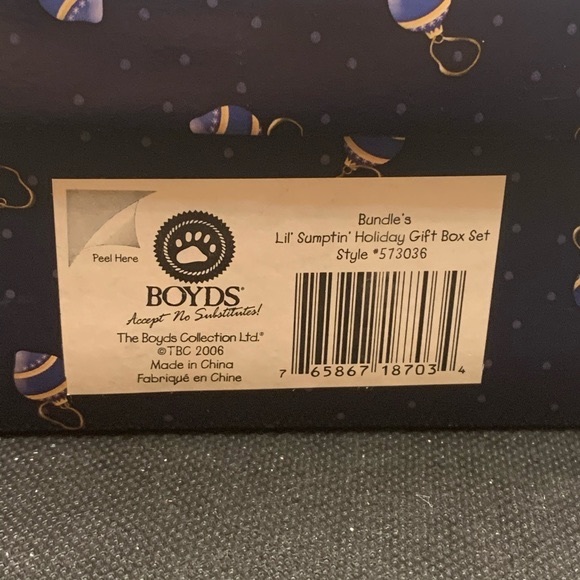 Boyds Bears Bundles Lil’ Sumptin’ Gift Box Set - Picture 5 of 6